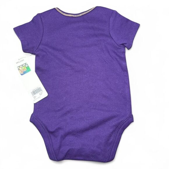 NFL Baltimore Ravens purple baby body suit fan merch size 0-3 months - Picture 2 of 4